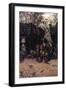 The Return March In The Tuileries-James Tissot-Framed Art Print