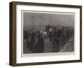 The Return of Captain Dreyfus, Driving to Quiberon Town Station from the Quay-Henry Marriott Paget-Framed Giclee Print