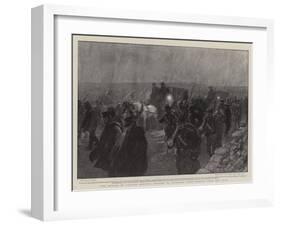 The Return of Captain Dreyfus, Driving to Quiberon Town Station from the Quay-Henry Marriott Paget-Framed Giclee Print