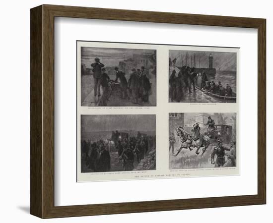 The Return of Captain Dreyfus to France-William T. Maud-Framed Giclee Print