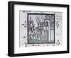 The Return of Charles VI of France after the Battle of Rosbecque, 1382-null-Framed Premium Giclee Print