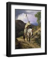 The Return of Crusader, 1835-Karl Friedrich Lessing-Framed Giclee Print