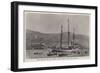 The Return of Dr Nansen, the Fram Lying Off Bergen-null-Framed Giclee Print