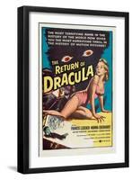 The Return of Dracula, Francis Lederer, Norma Eberhardt, 1958-null-Framed Photo