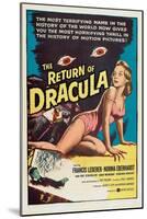 The Return of Dracula, Francis Lederer, Norma Eberhardt, 1958-null-Mounted Photo