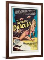 The Return of Dracula, Francis Lederer, Norma Eberhardt, 1958-null-Framed Photo