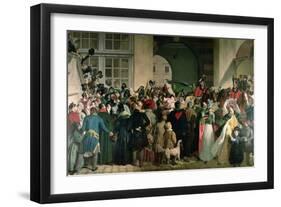 The Return of Francis I of Austria (Ii of Holy Roman Empire) (1768-1835) to Presburg on 27Th Novemb-Johann Peter Krafft-Framed Giclee Print