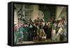The Return of Francis I of Austria (Ii of Holy Roman Empire) (1768-1835) to Presburg on 27Th Novemb-Johann Peter Krafft-Framed Stretched Canvas