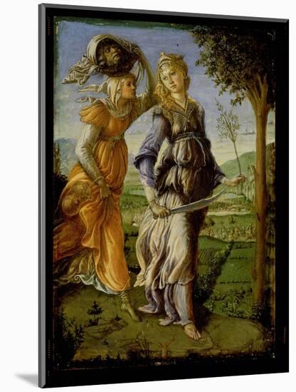 The Return of Judith, 1467-Sandro Botticelli-Mounted Giclee Print