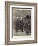 The Return of Lord Roberts, the Irish Guards Inspected by their Colonel-Frederic De Haenen-Framed Giclee Print
