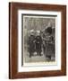 The Return of Lord Roberts, the Irish Guards Inspected by their Colonel-Frederic De Haenen-Framed Giclee Print