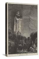 The Return of Mr Henry Irving to the Lyceum, a Few Words after the Performance of Faust-Henry Marriott Paget-Stretched Canvas