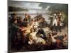 The Return of Napoleon to the Island of Lobau after the Battle of Essling, May 23, 1809-Charles Meynier-Mounted Giclee Print