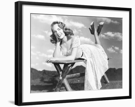 The Return of October, Terry Moore, 1948-null-Framed Premium Photographic Print