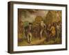 The Return of Rip Van Winkle, by John Quidor, 1849, American painting,-John Quidor-Framed Art Print