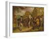 The Return of Rip Van Winkle, by John Quidor, 1849, American painting,-John Quidor-Framed Art Print