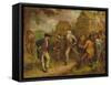 The Return of Rip Van Winkle, by John Quidor, 1849, American painting,-John Quidor-Framed Stretched Canvas