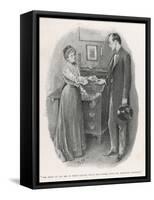 The Return of Sherlock Holmes the Adventure of the Norwood Builder-Sidney Hall-Framed Stretched Canvas