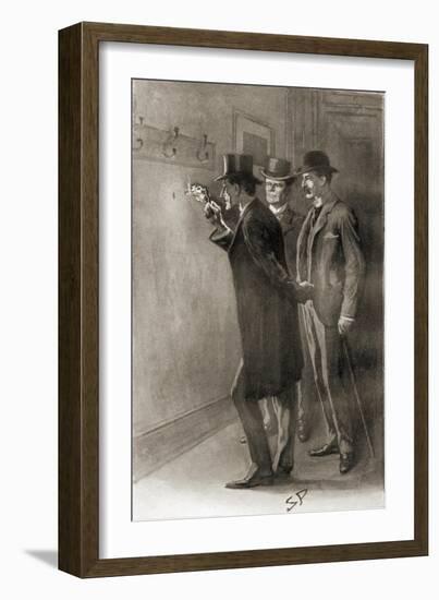 'The Return of Sherlock-Sidney Paget-Framed Giclee Print