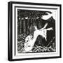 The Return of Tannhauser to the Venusberg, from 'The Story of Venus and Tannhauser', 1895-Aubrey Beardsley-Framed Giclee Print