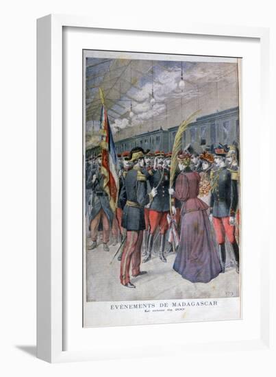 The Return of the 200 Regiment from Madagascar, 1896-Henri Meyer-Framed Giclee Print