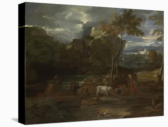 The Return of the Ark, 1659-Sébastien Bourdon-Stretched Canvas