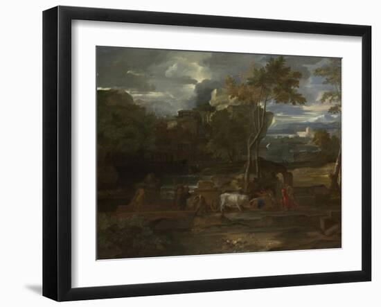 The Return of the Ark, 1659-Sébastien Bourdon-Framed Giclee Print