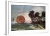 The Return of the Balloon, Artois, France, 10 June 1915-Francois Flameng-Framed Giclee Print