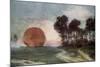 The Return of the Balloon, Artois, France, 10 June 1915-Francois Flameng-Mounted Giclee Print