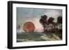 The Return of the Balloon, Artois, France, 10 June 1915-Francois Flameng-Framed Giclee Print