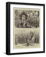 The Return of the Black Watch from the Ashantee War-null-Framed Giclee Print