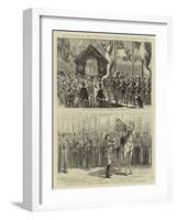 The Return of the Black Watch from the Ashantee War-null-Framed Giclee Print