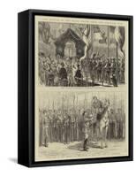 The Return of the Black Watch from the Ashantee War-null-Framed Stretched Canvas