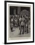 The Return of the Chinese Court to Peking, Reception of Foreign Ministers in the Forbidden City-Frank Dadd-Framed Giclee Print