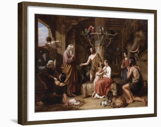 The Return of the Dove to the Ark-Charles Landseer-Framed Giclee Print