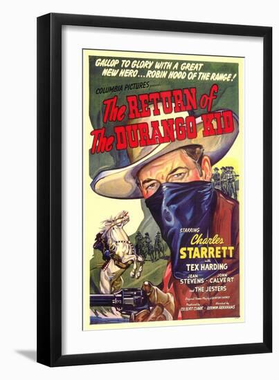 The Return of the Durango Kid, 1945-null-Framed Art Print