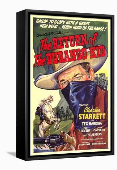 The Return of the Durango Kid, 1945-null-Framed Stretched Canvas