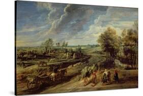 The Return of the Farm Workers from the Fields-Peter Paul Rubens-Stretched Canvas