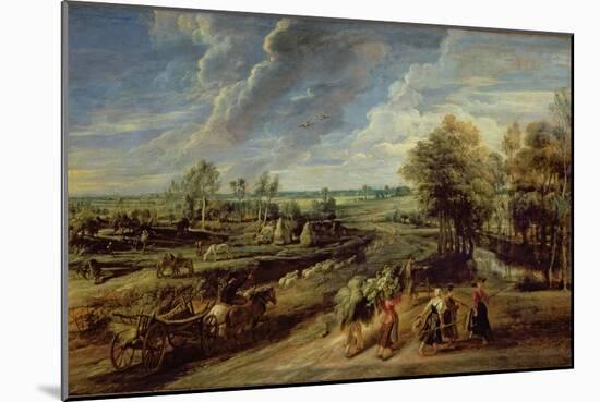 The Return of the Farm Workers from the Fields-Peter Paul Rubens-Mounted Giclee Print