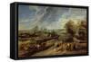 The Return of the Farm Workers from the Fields-Peter Paul Rubens-Framed Stretched Canvas