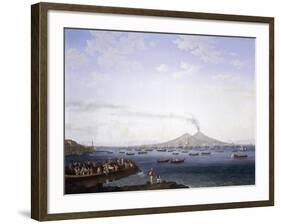 The Return of the Fleet from Algeria to the Bay of Naples, 1737-1807-Jacob Philipp Hackert-Framed Giclee Print