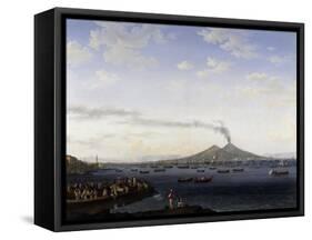 The Return of the Fleet from Algeria to the Bay of Naples, 1787-Jacob Philipp Hackert-Framed Stretched Canvas