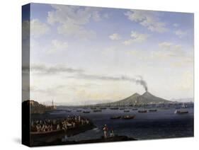 The Return of the Fleet from Algeria to the Bay of Naples, 1787-Jacob Philipp Hackert-Stretched Canvas
