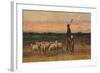 'The Return of the Flock', c1899-Jozef Israels-Framed Giclee Print