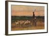 'The Return of the Flock', c1899-Jozef Israels-Framed Giclee Print