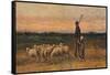 'The Return of the Flock', c1899-Jozef Israels-Framed Stretched Canvas