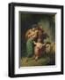 The Return of the Flock-Jean-François Millet-Framed Giclee Print