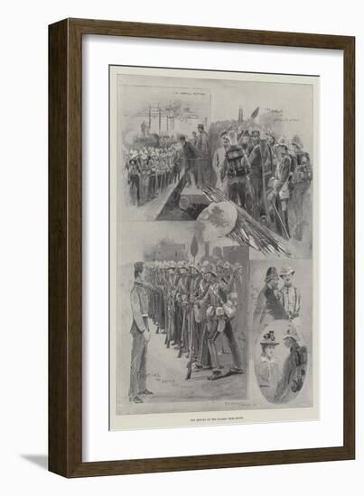 The Return of the Guards from Egypt-Henry Charles Seppings Wright-Framed Giclee Print