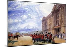 The Return of the Guards from the Crimea, July 1856-William Simpson-Mounted Giclee Print