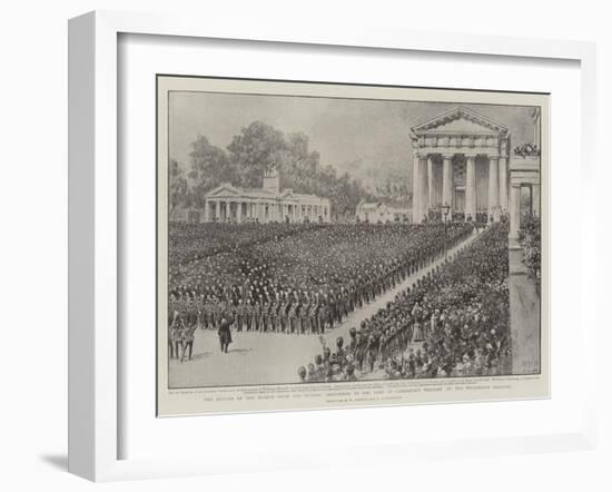 The Return of the Guards from the Soudan-Henry William Brewer-Framed Giclee Print